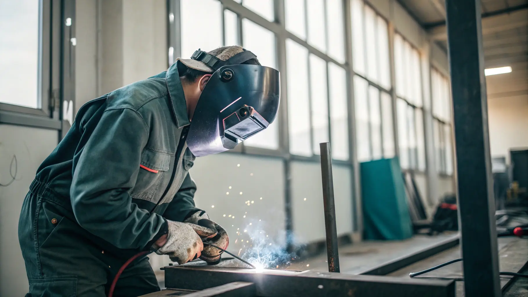 Сварщик частично механизированной сварки плавлением