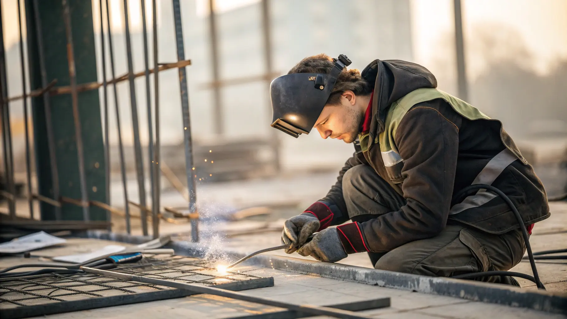 Сварщик арматурных сеток и каркасов