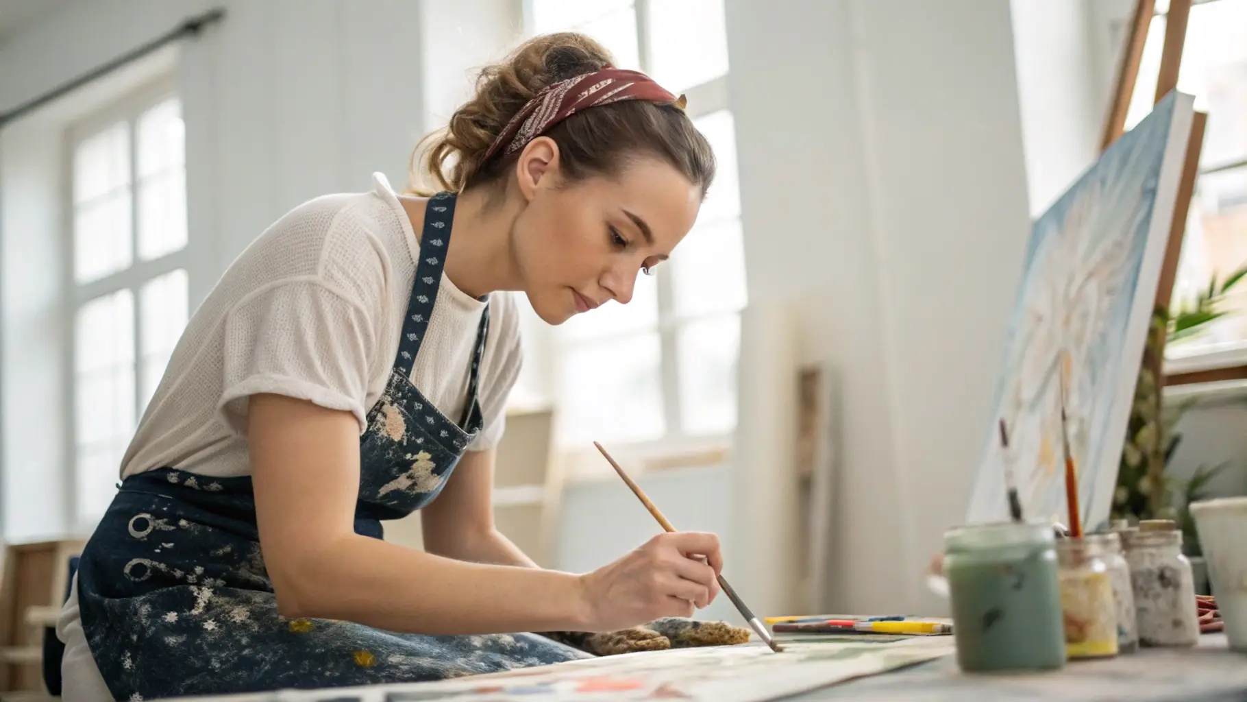 Художник миниатюрной живописи