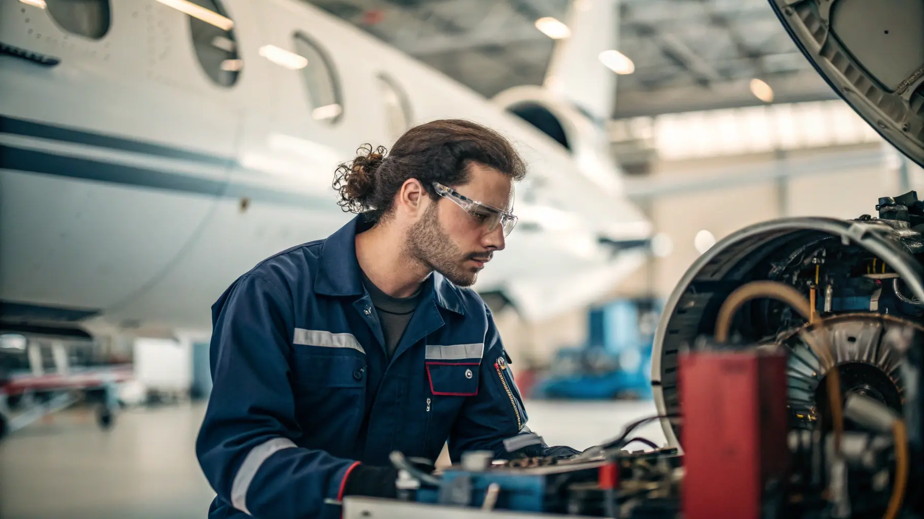 Слесарь по ремонту авиадвигателей