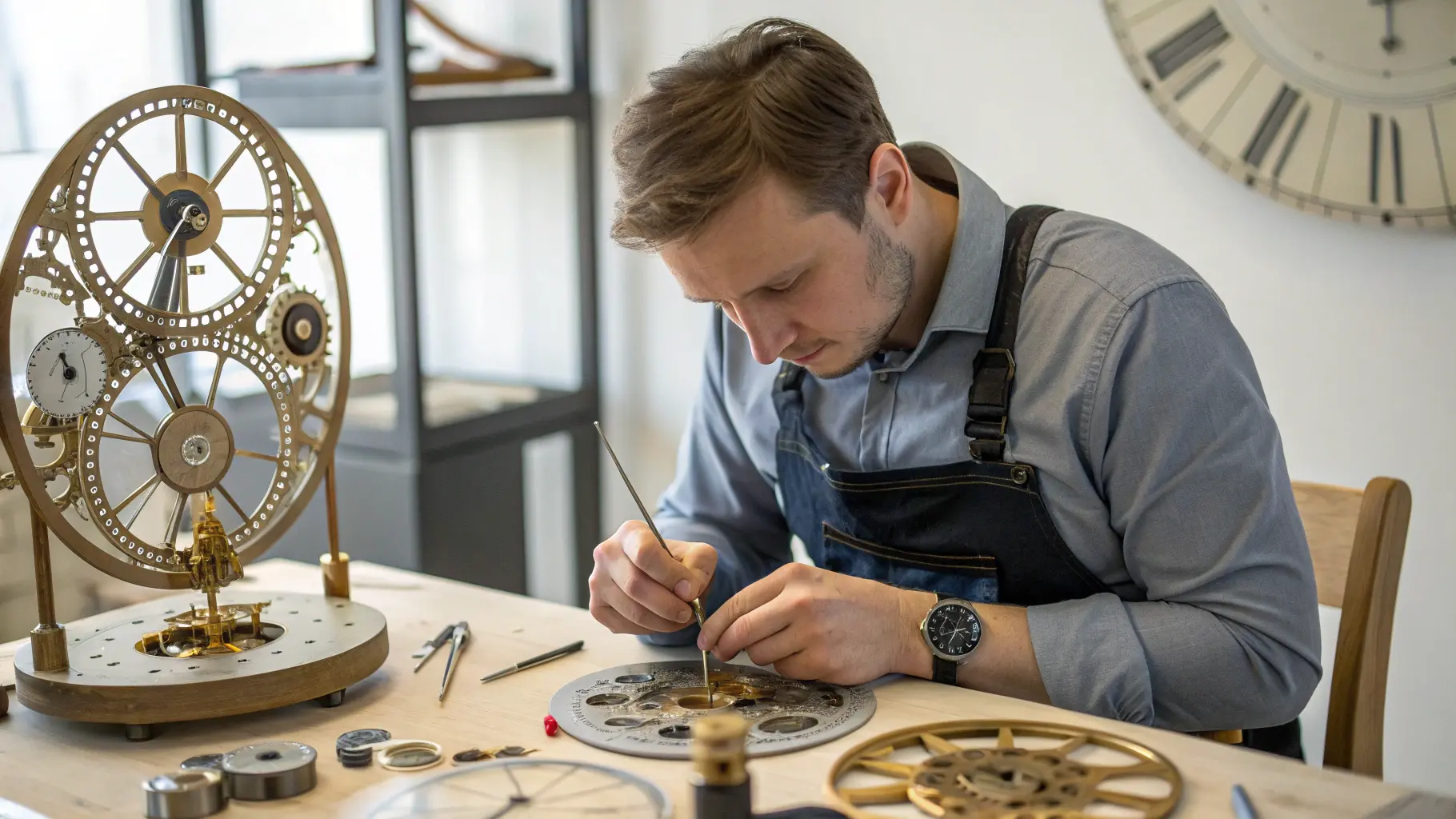 Часовщик по ремонту механических часов