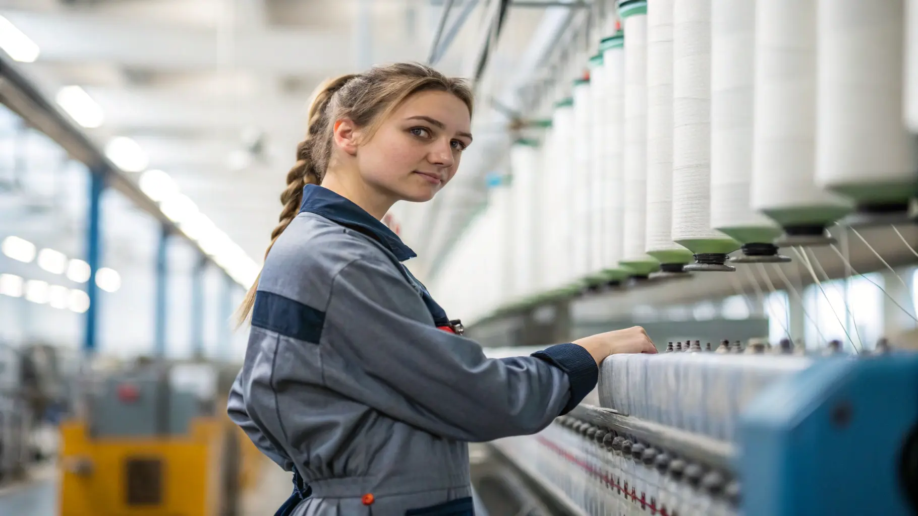 Оператор кручения и намотки химических волокон