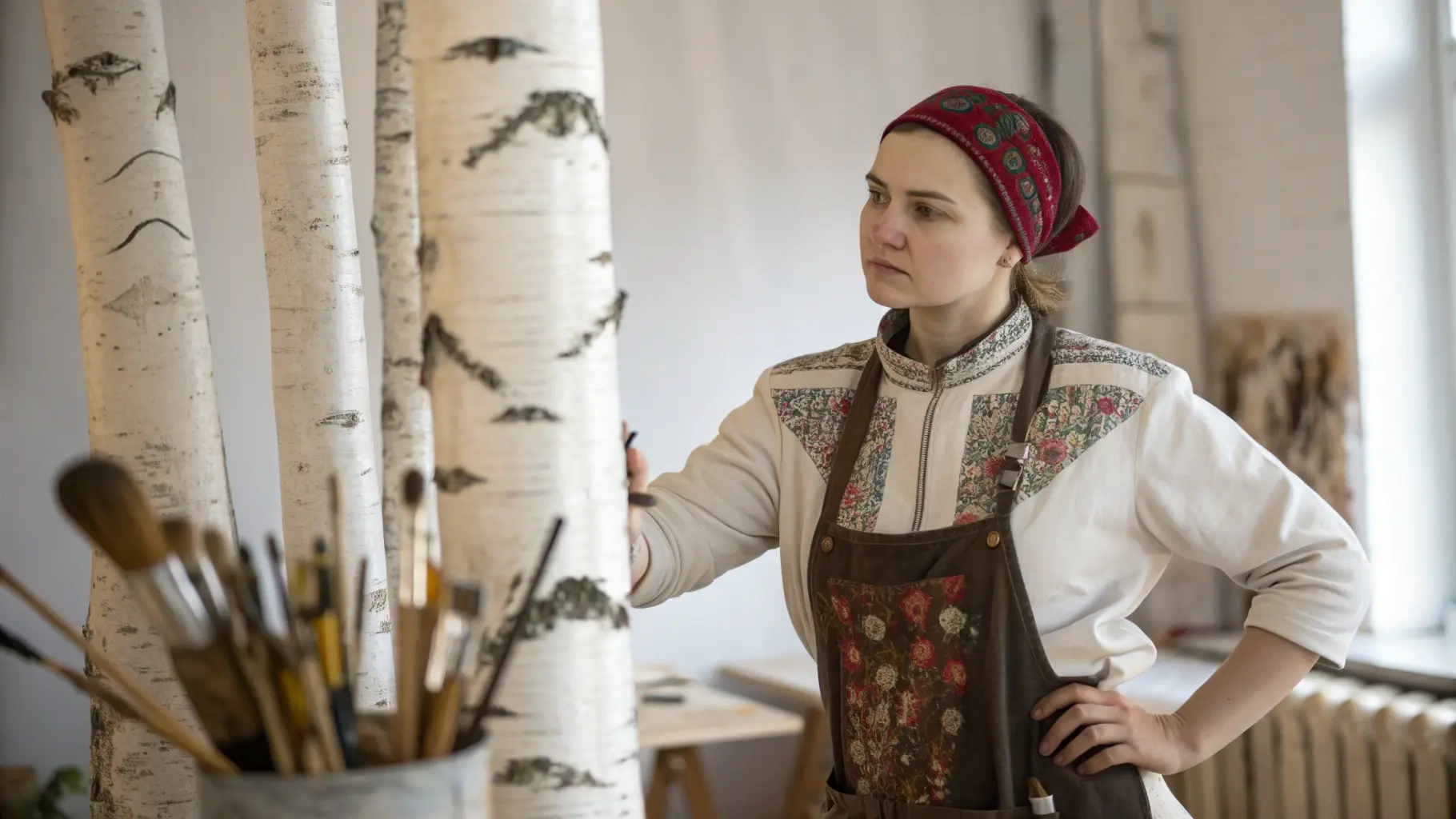 Изготовитель художественных изделий из бересты